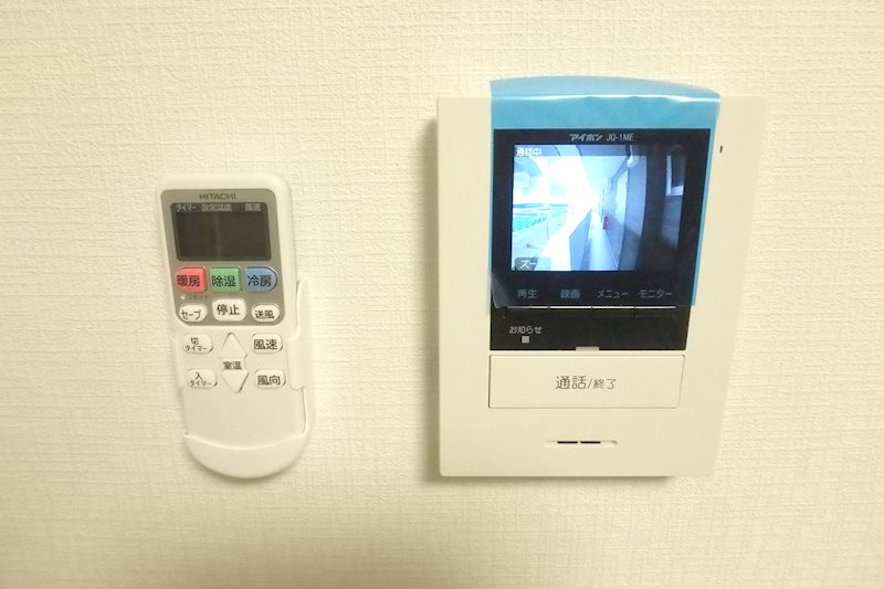 グランパーム船橋 安心のカラーモニター付インターホン(録画機能付き）