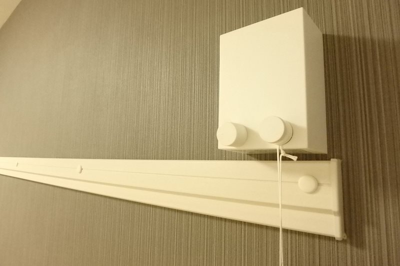 グランパーム船橋 室内物干し　使用しない時は収納できます
