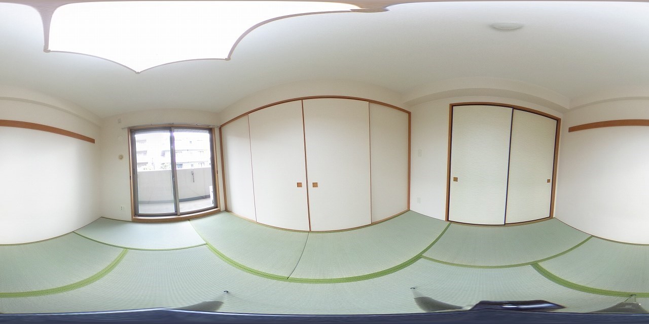 和室6帖(同間取りの反転・中住戸タイプのものです)
