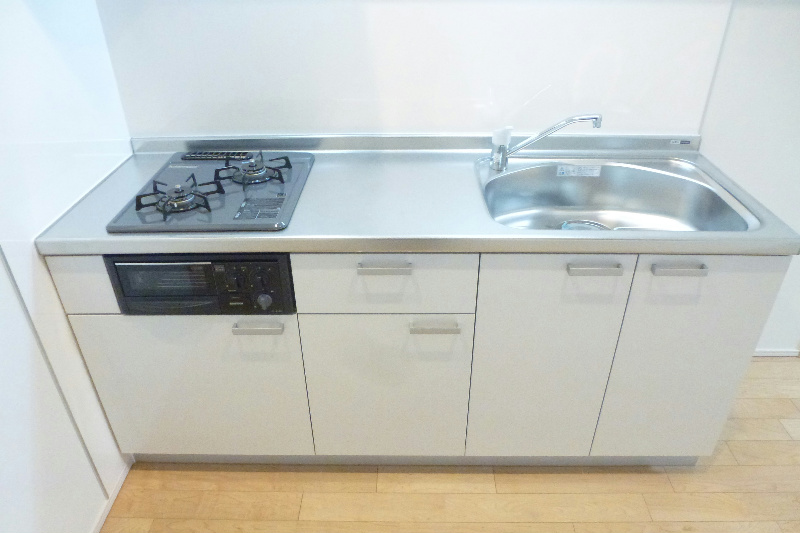 ルーツ壱番館 ガスコンロ2口、グリル付