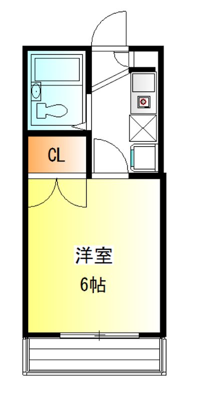 ベストハイツB 105号室(カラー).jpg