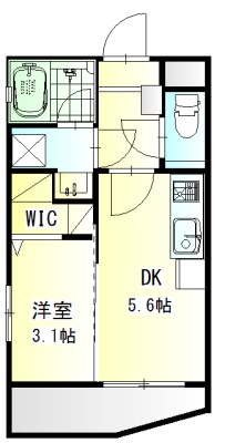 メルヴェーユ津田沼 3号室.jpg