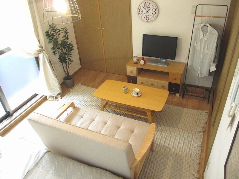 PRENDRE　OHI クローゼット付きでお部屋を広く使えます(家具はイメージとなります)