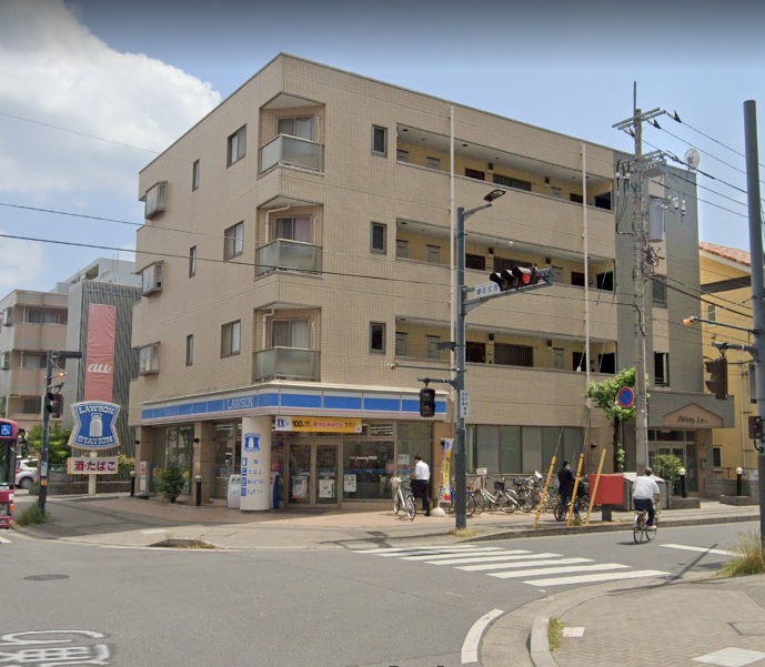 メテオール妙典 コンビ二：ローソン 妙典南口店　410m