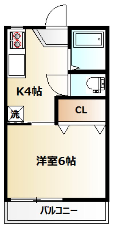 おぐらハイツ おぐらハイツ　間取り　カラー.jpg