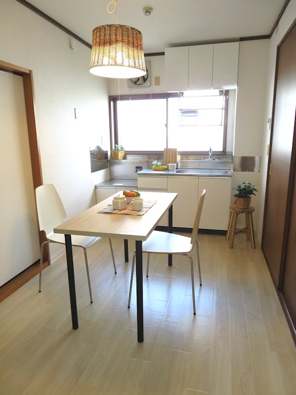 シティハイムチハル ダイニングキッチン（家具・雑貨はイメージとなります）